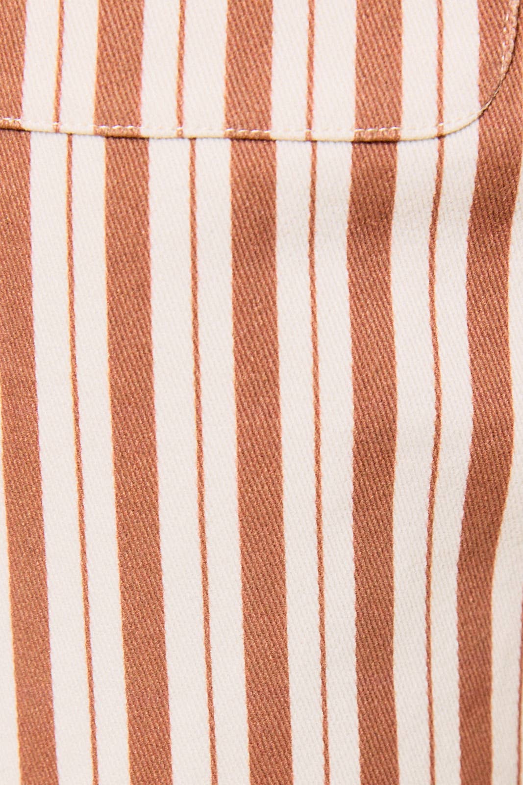 High Waist Striped Pocket Pants