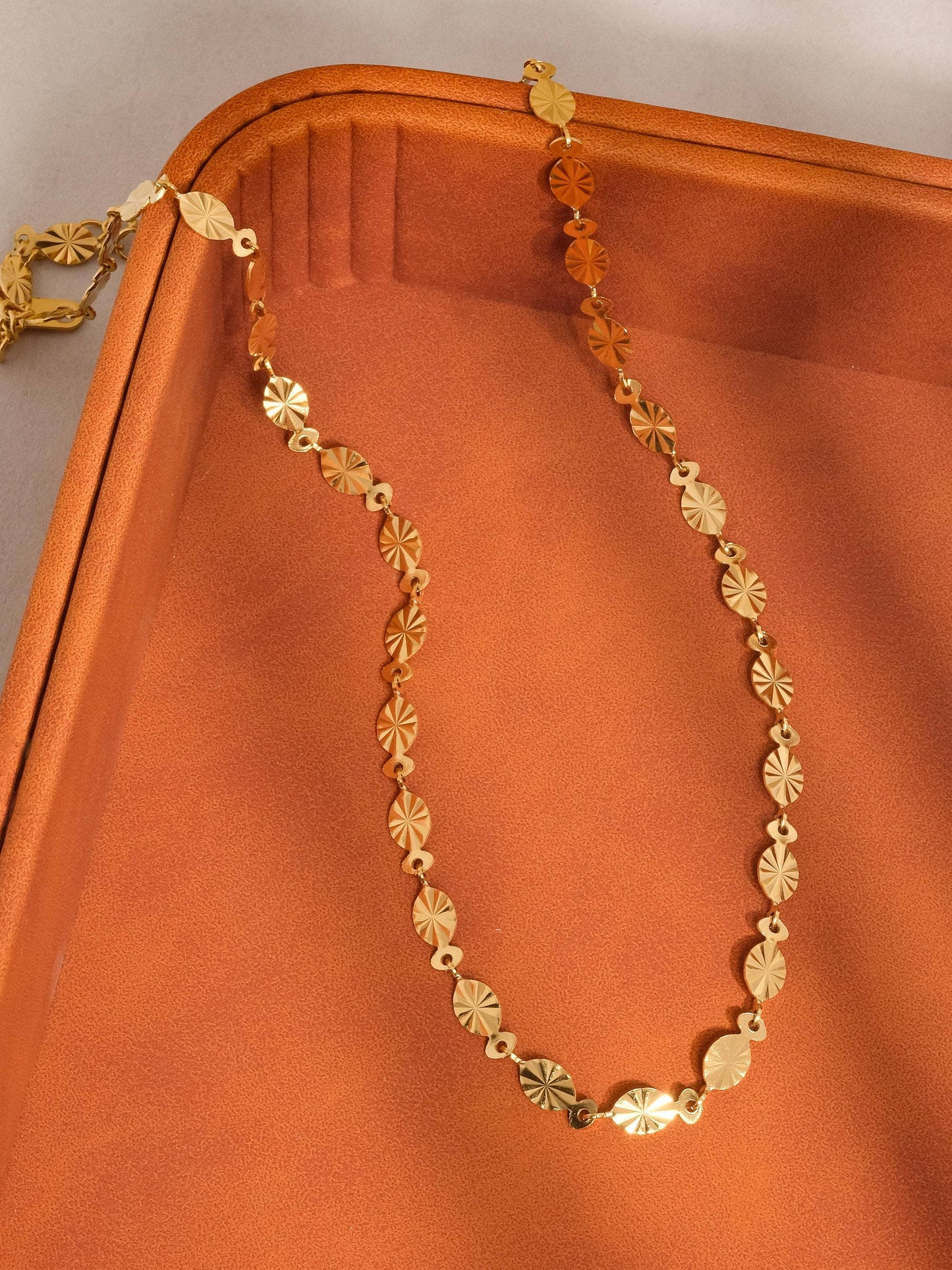 Flânerie by MAIQ - Bise 18K Gold Non-Tarnish Classic Oval Chain Necklace