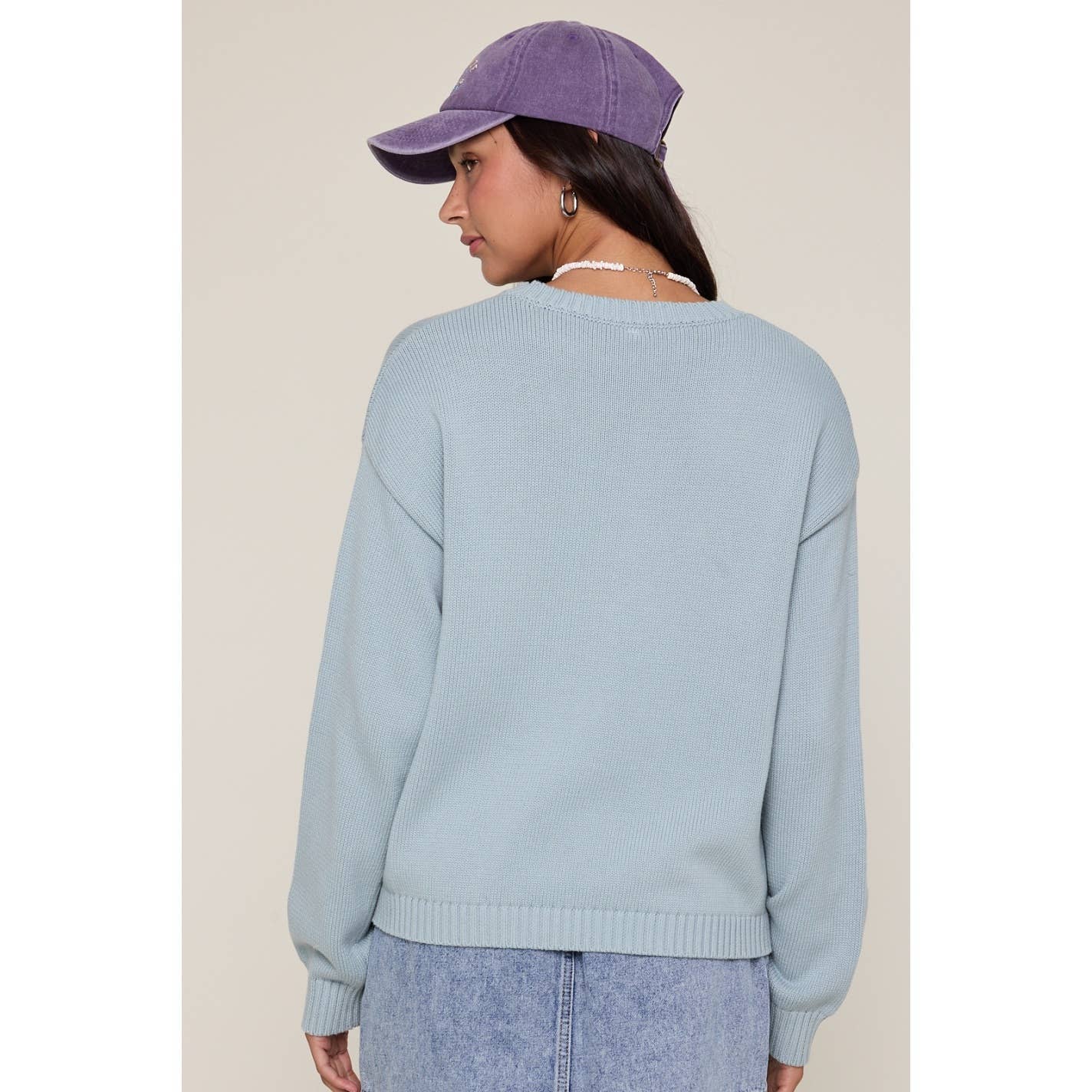 Crewneck "Fish" Sweater