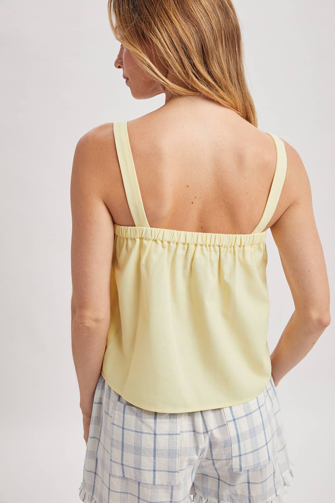 Button Front Cami Top