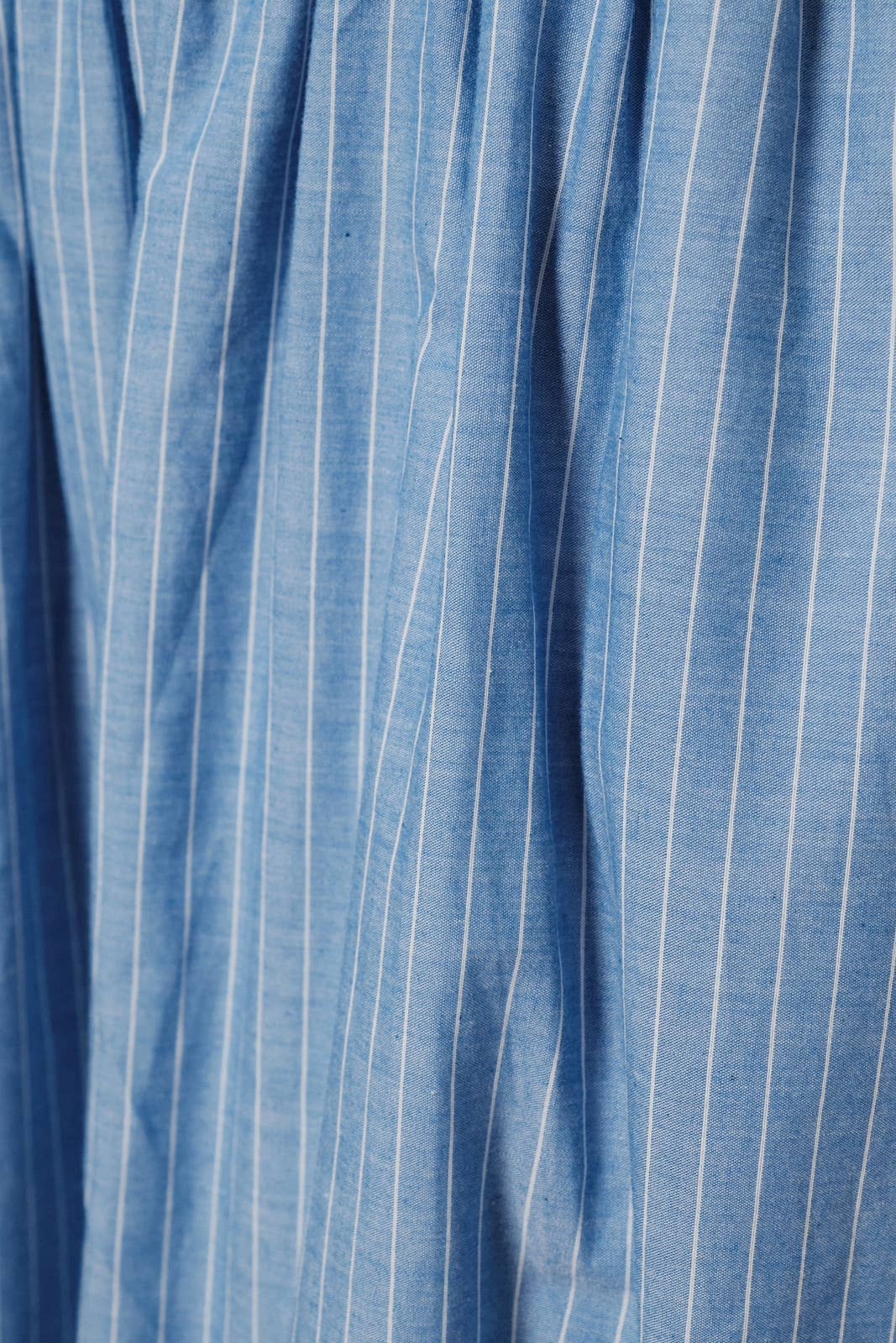 Pinstripe Full Cotton Maxi Skirt