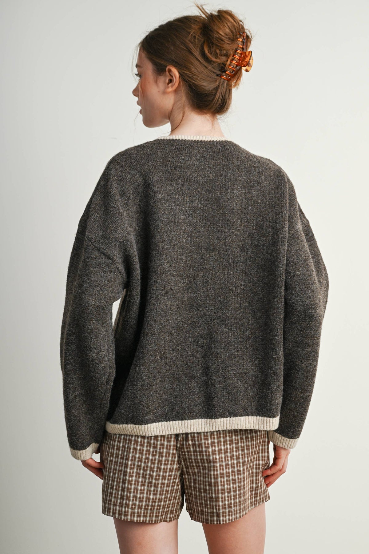 Reindeer Graphic Knit Sweater