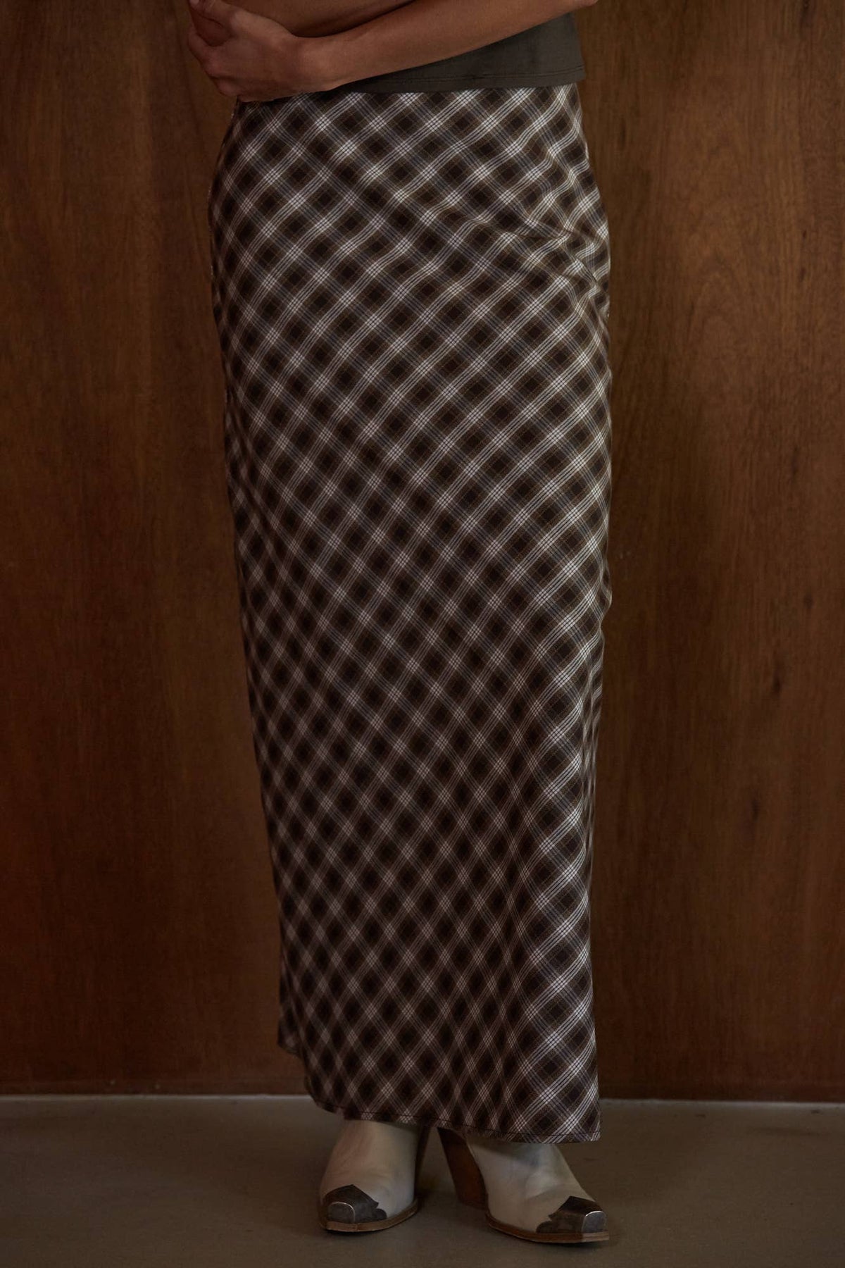 Woven Printed Pencil Skirt