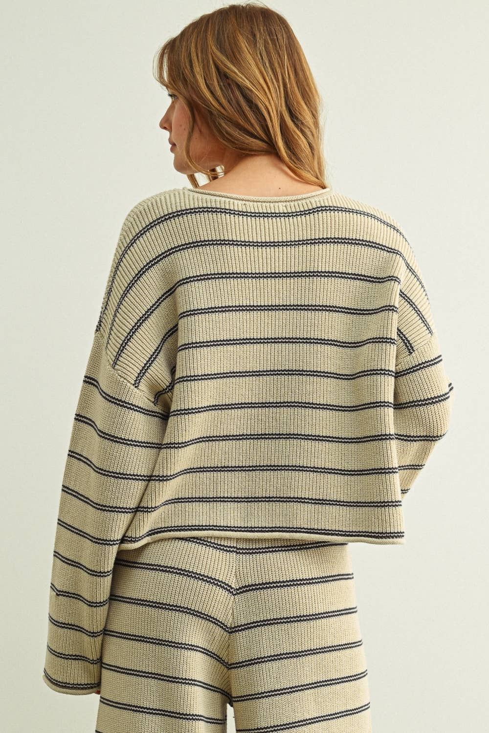 Striped Ribbed Sweater
