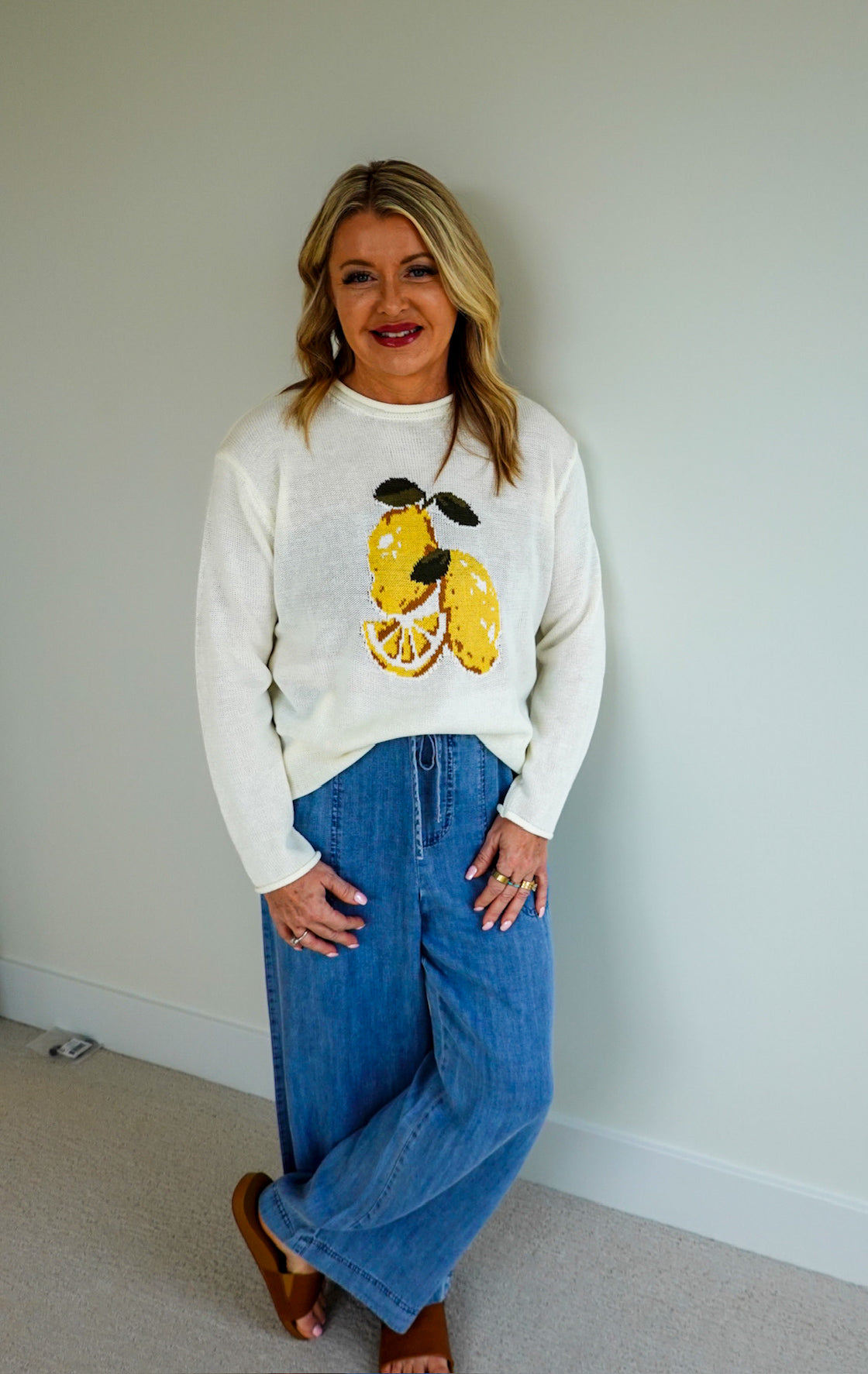 Lemon Graphic Sweater