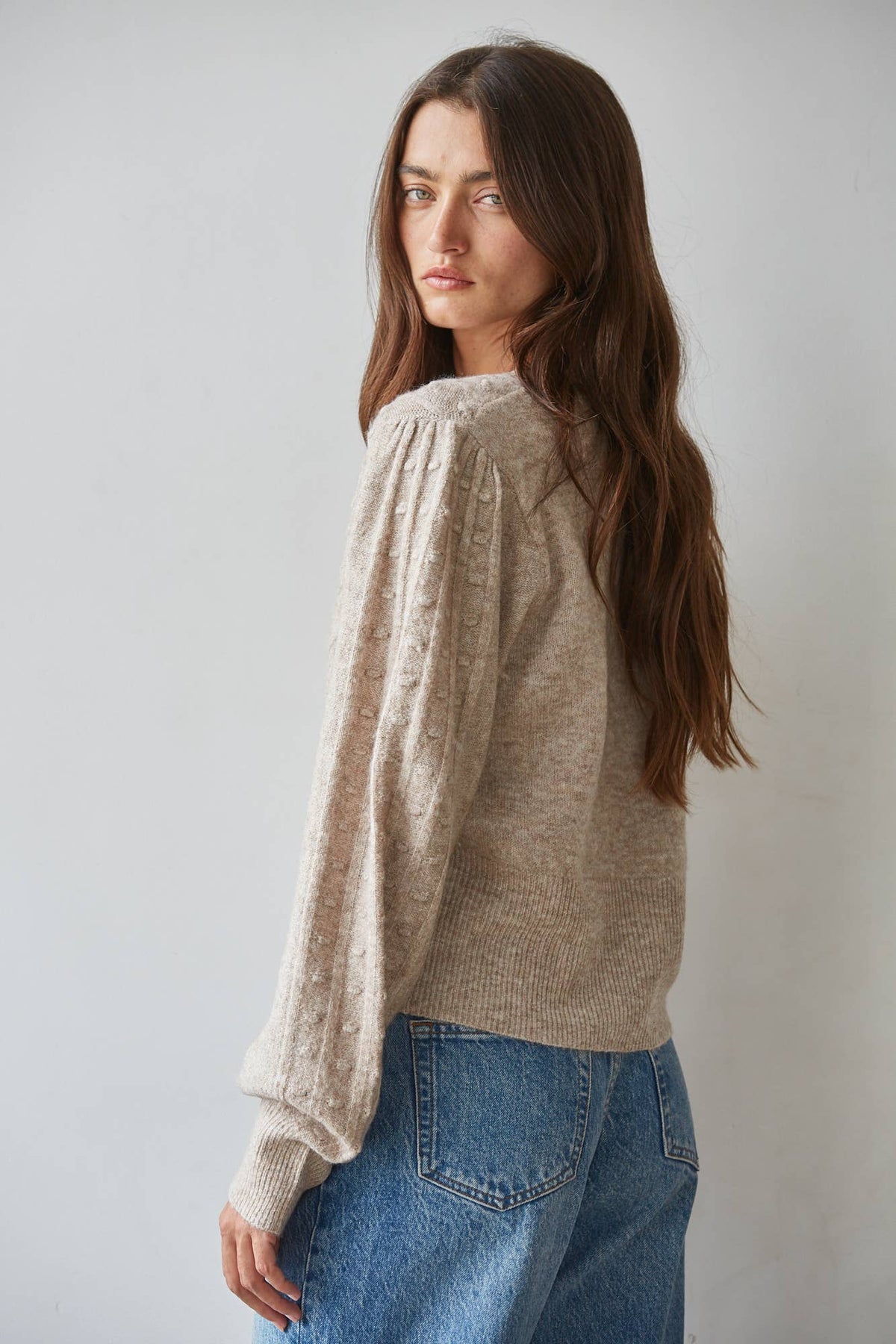 Lace Trim Button-Up Cardigan