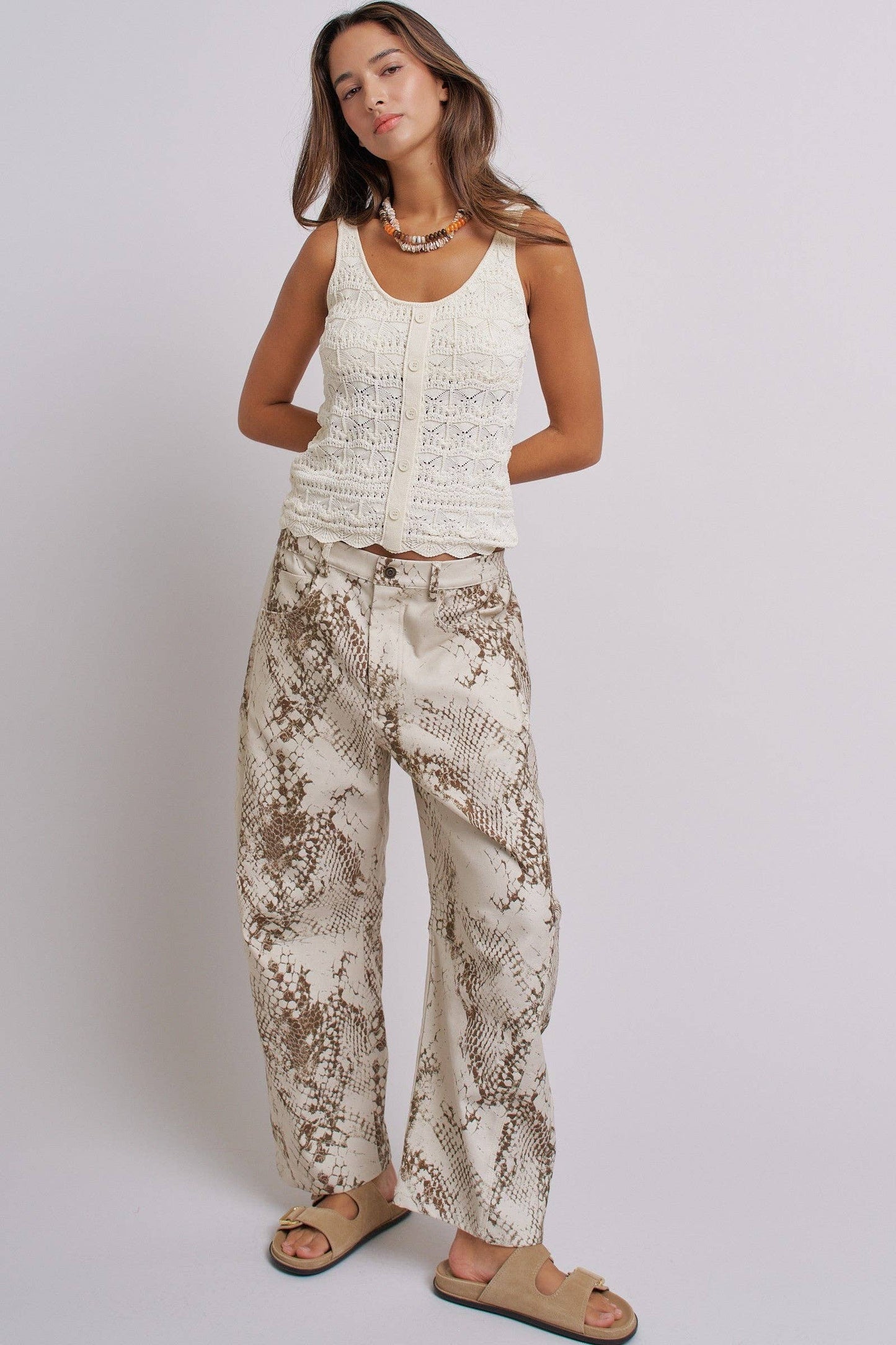 Python Print Wide Leg Pants