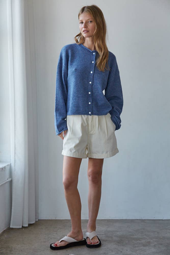 Cozy Wool Blend Cardigan