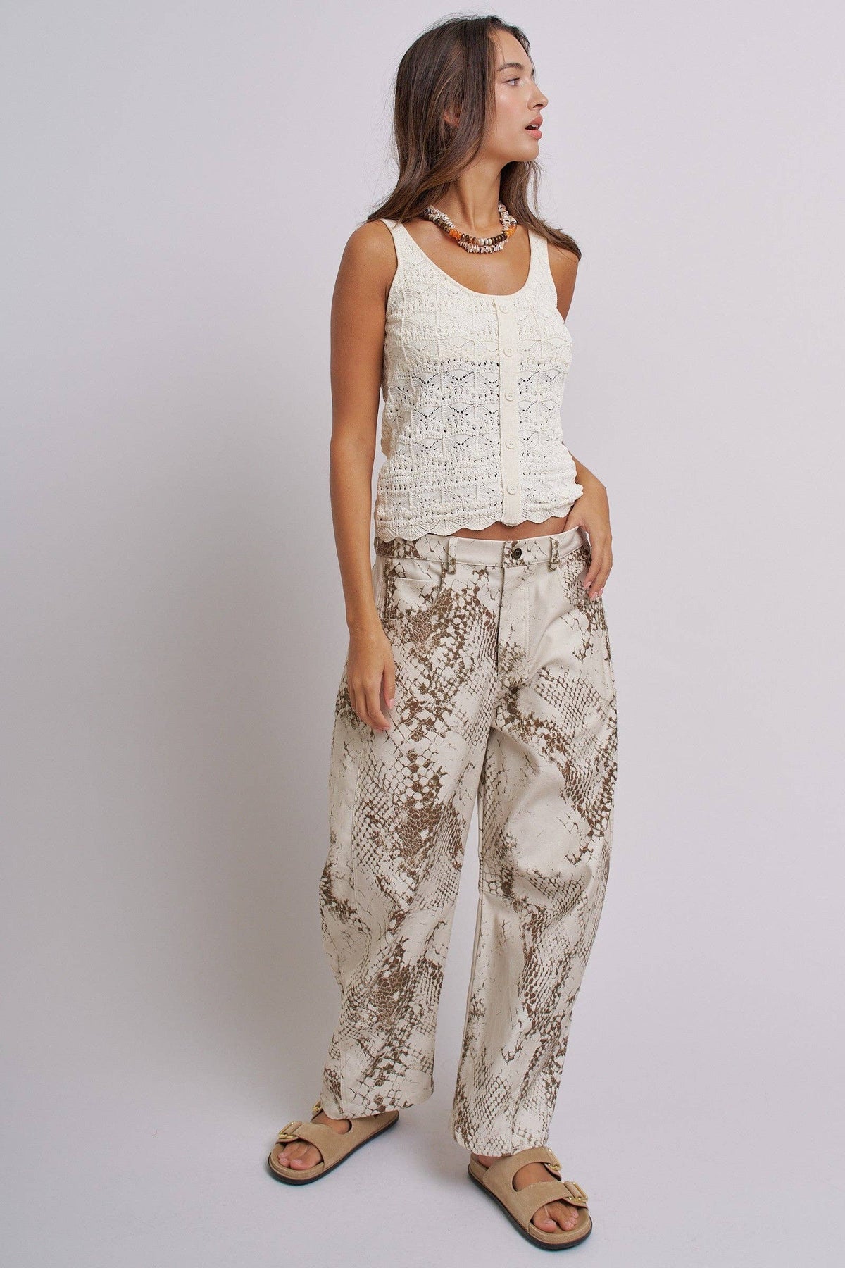 Python Print Wide Leg Pants