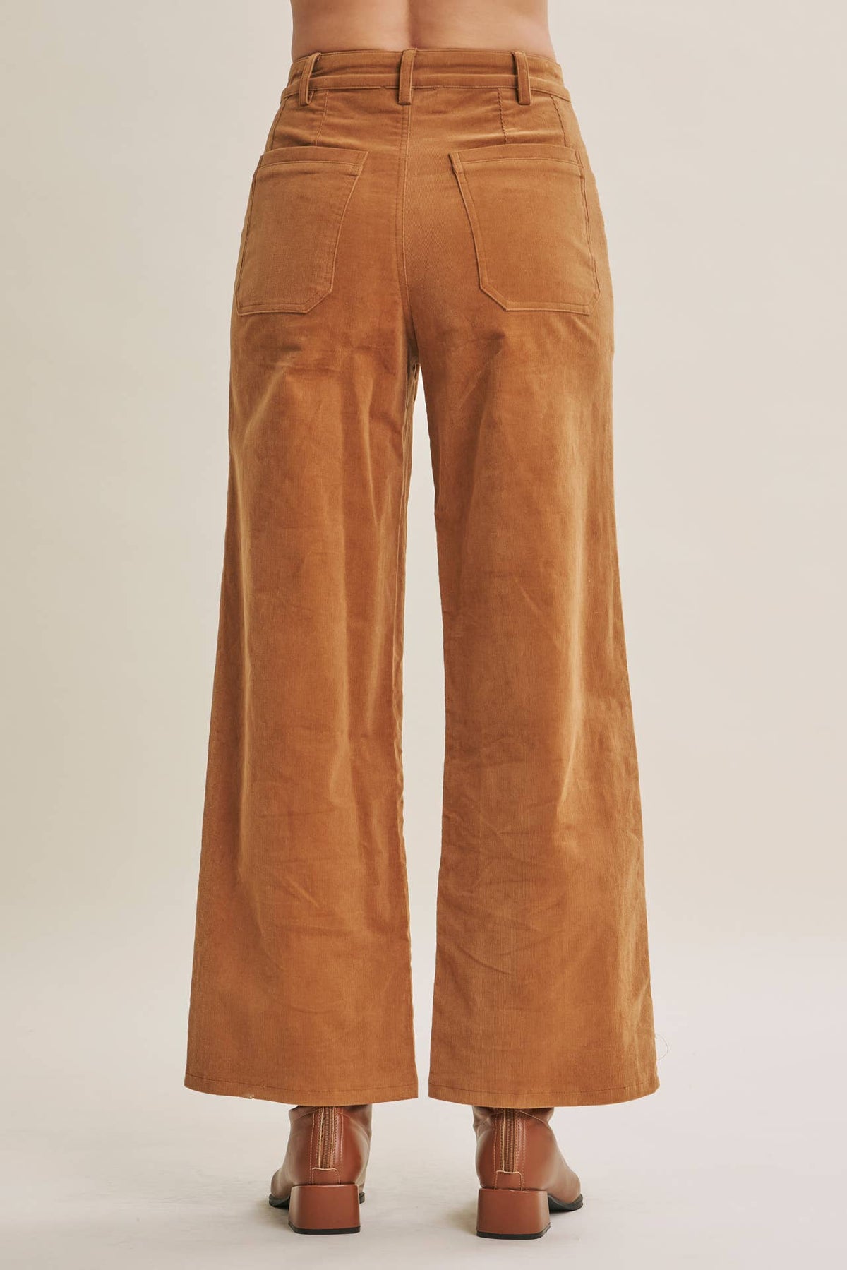 Soft Stretch Corduroy Wide Leg Pants