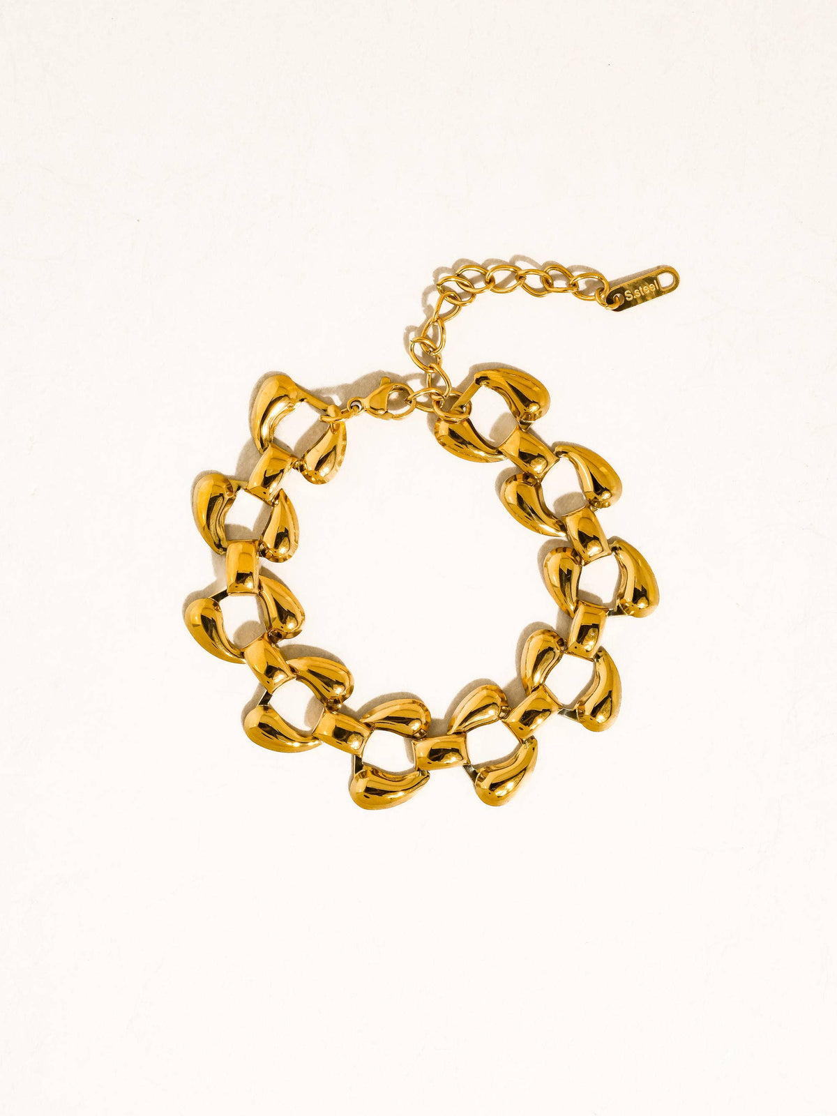 Romilly 18K Gold Non-Tarnish Chunky Link Bracelet
