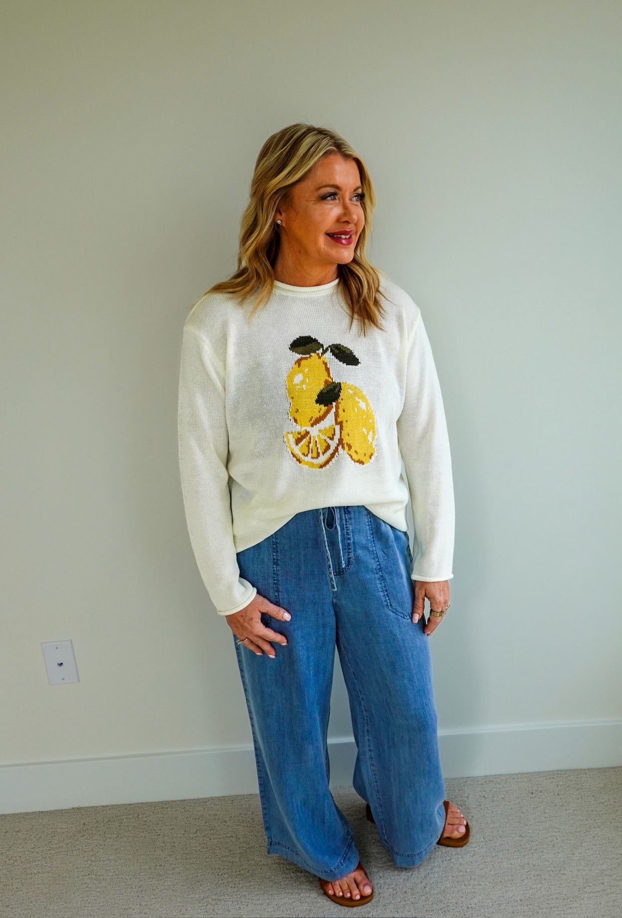 Lemon Graphic Sweater