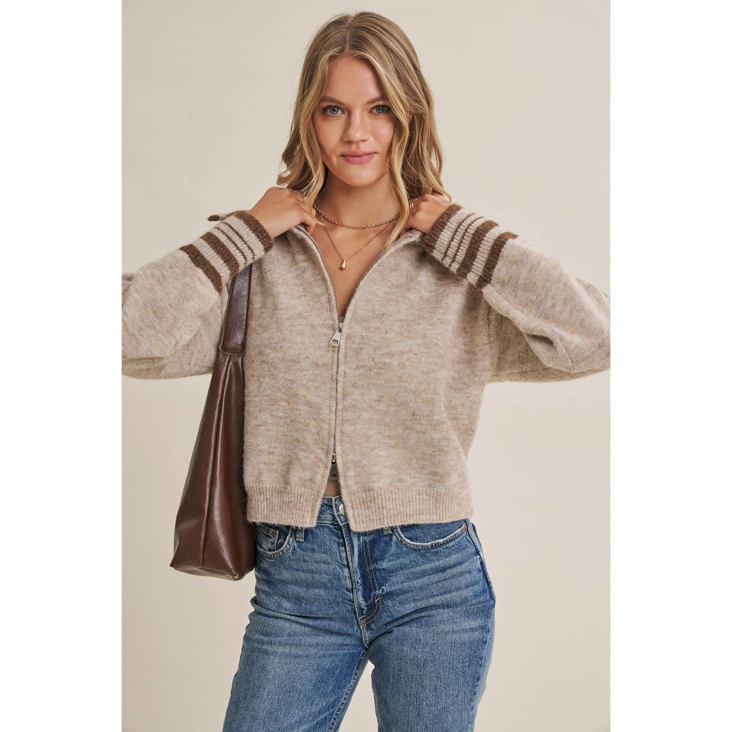 Harbor Morning Sailor Collar Sweater