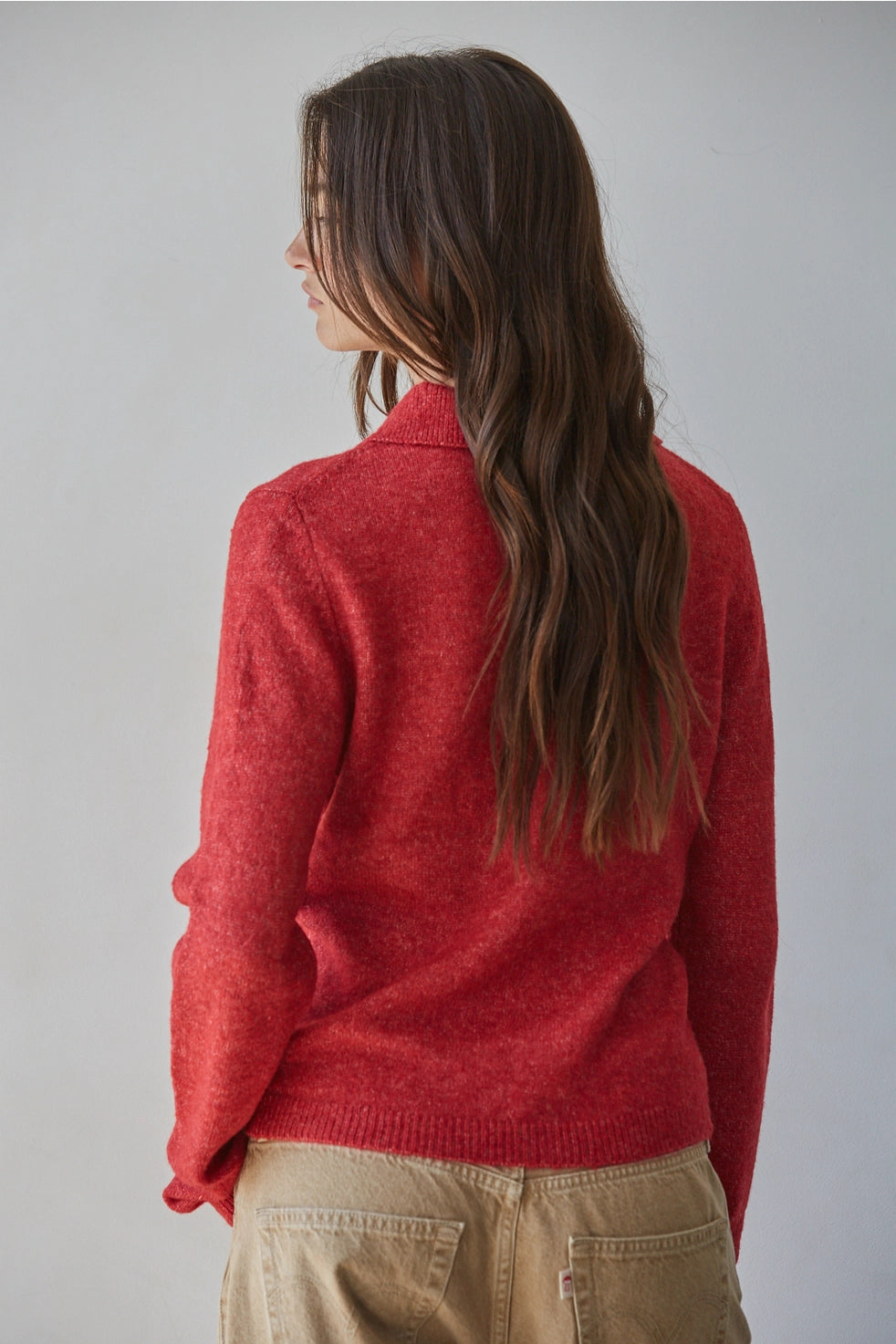 Button Down Collared Sweater Cardigan