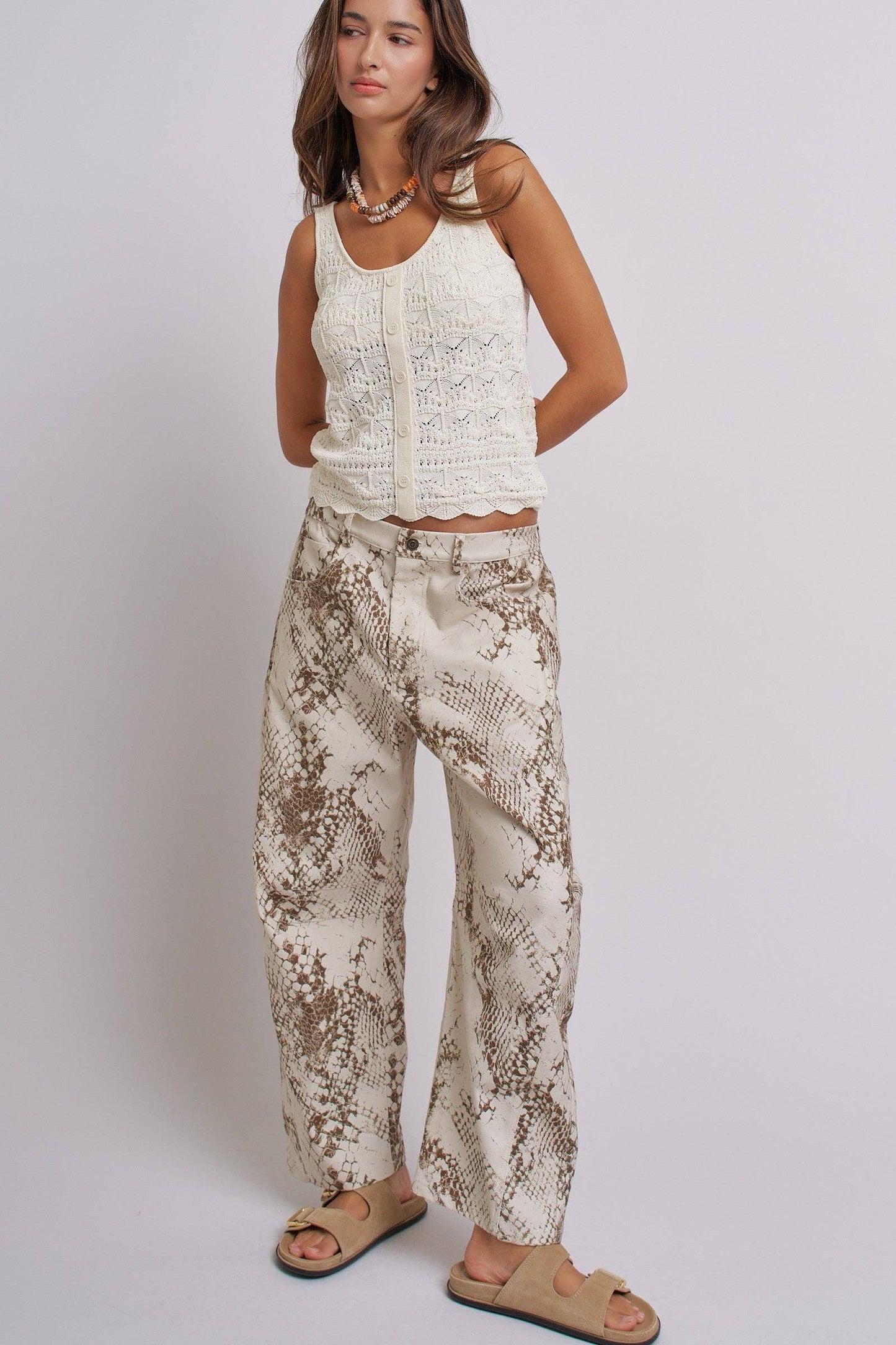 Python Print Wide Leg Pants
