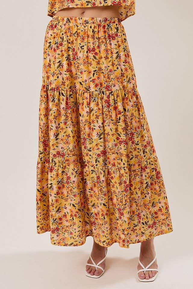 Floral Maxi Skirt