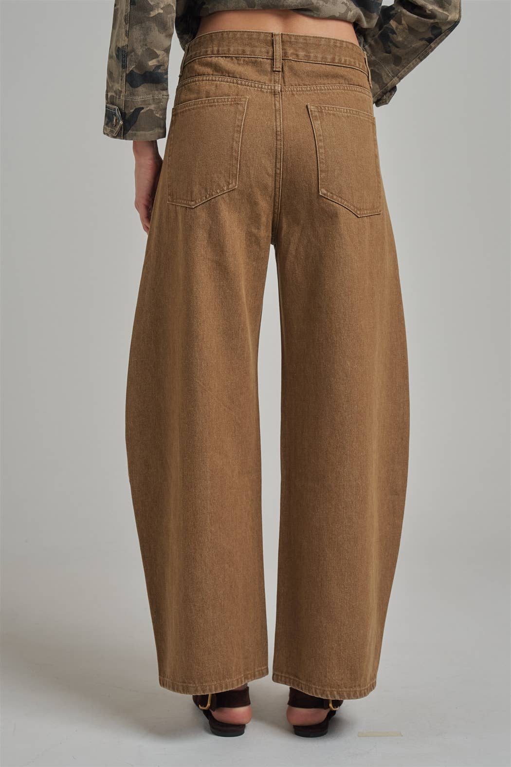 Vintage Washed Barrel Pants