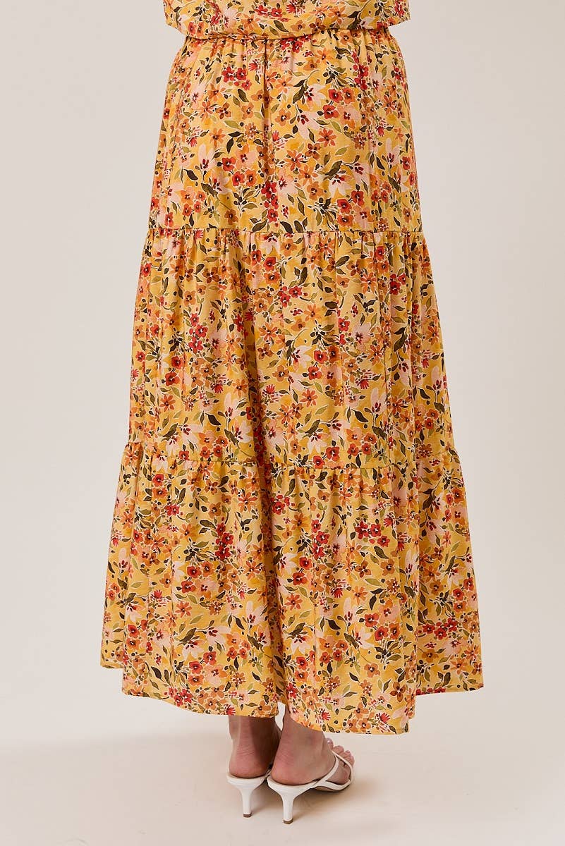 Floral Maxi Skirt