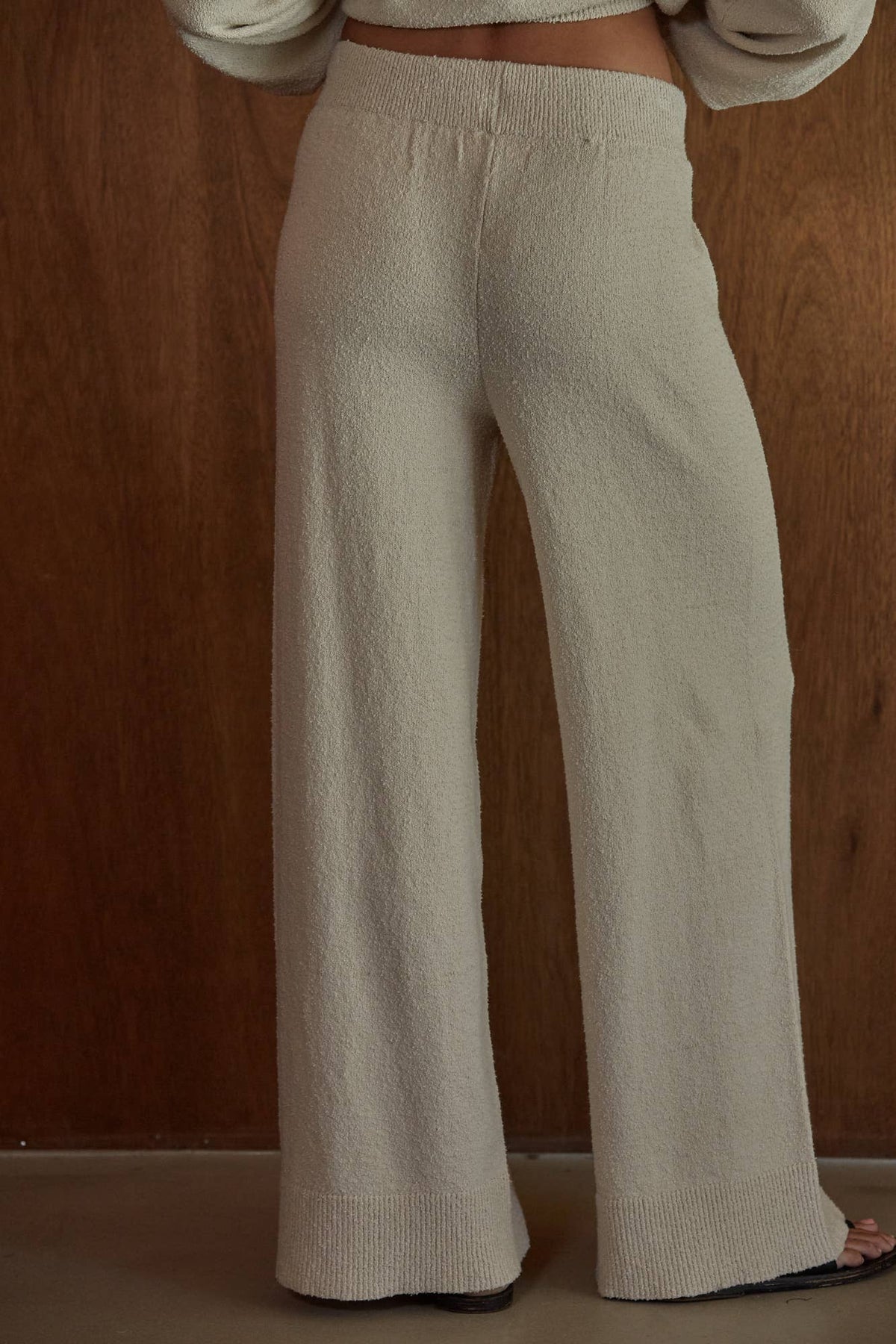 Knit Sweater Wide Leg Pants