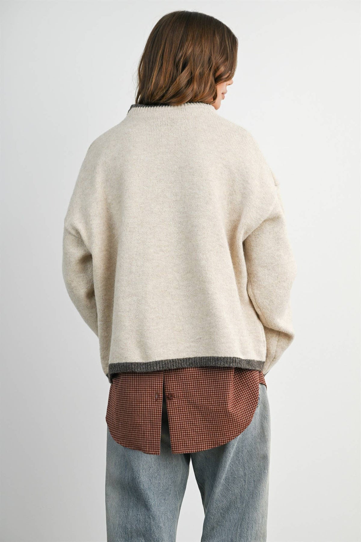 Reindeer Graphic Knit Sweater