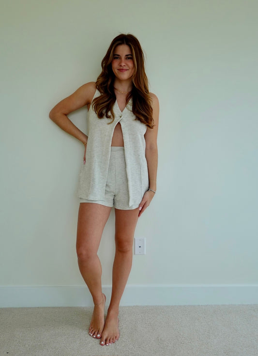 Pleated Detail Shorts