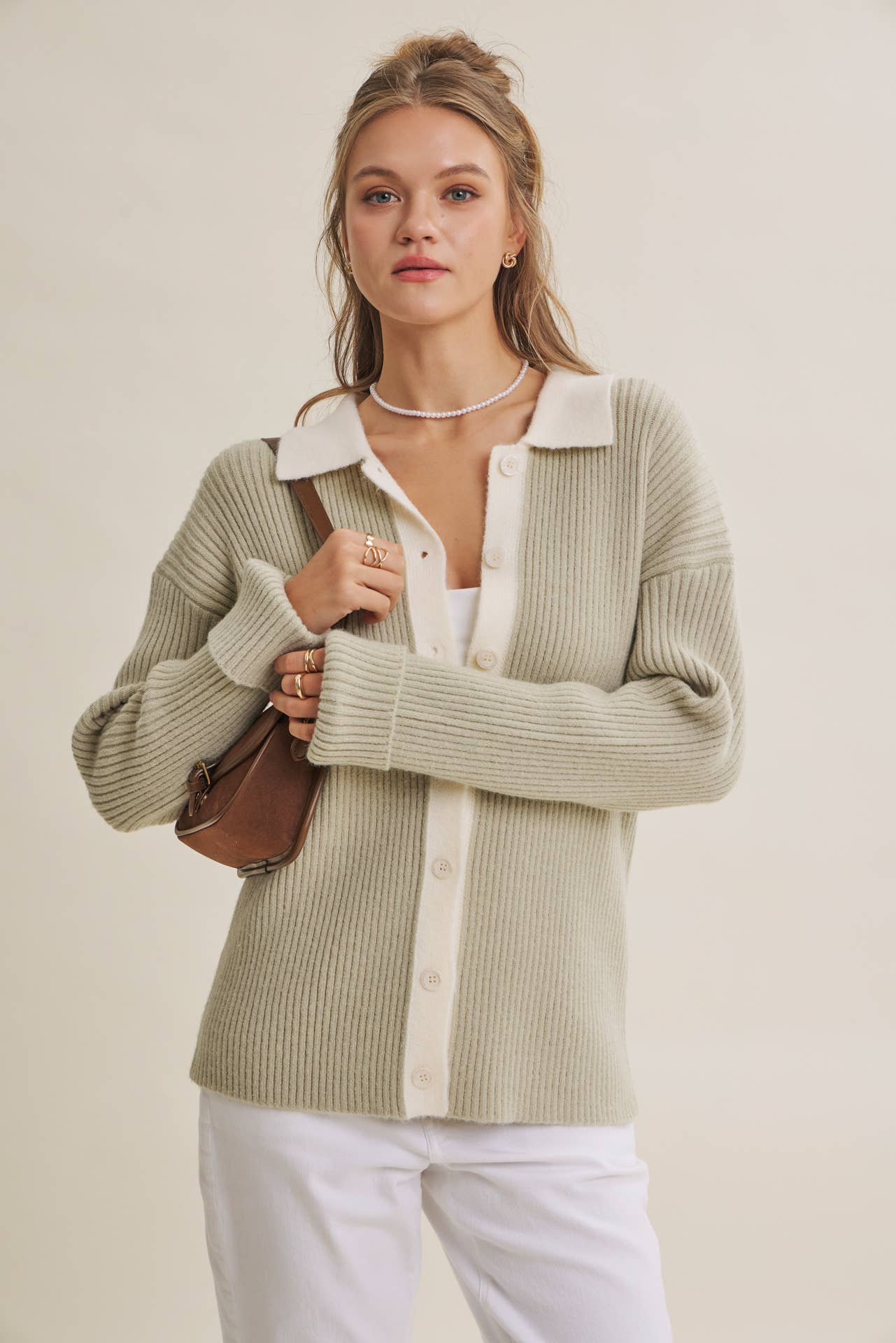Cozy Cafe Ribbed Cardigan