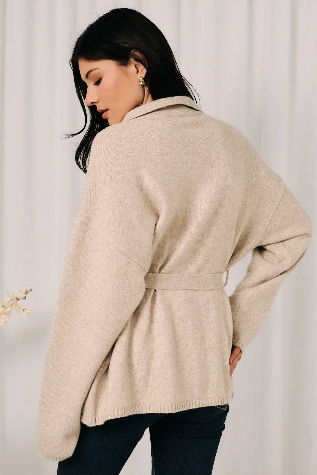 Button Down Sweater Cardigan