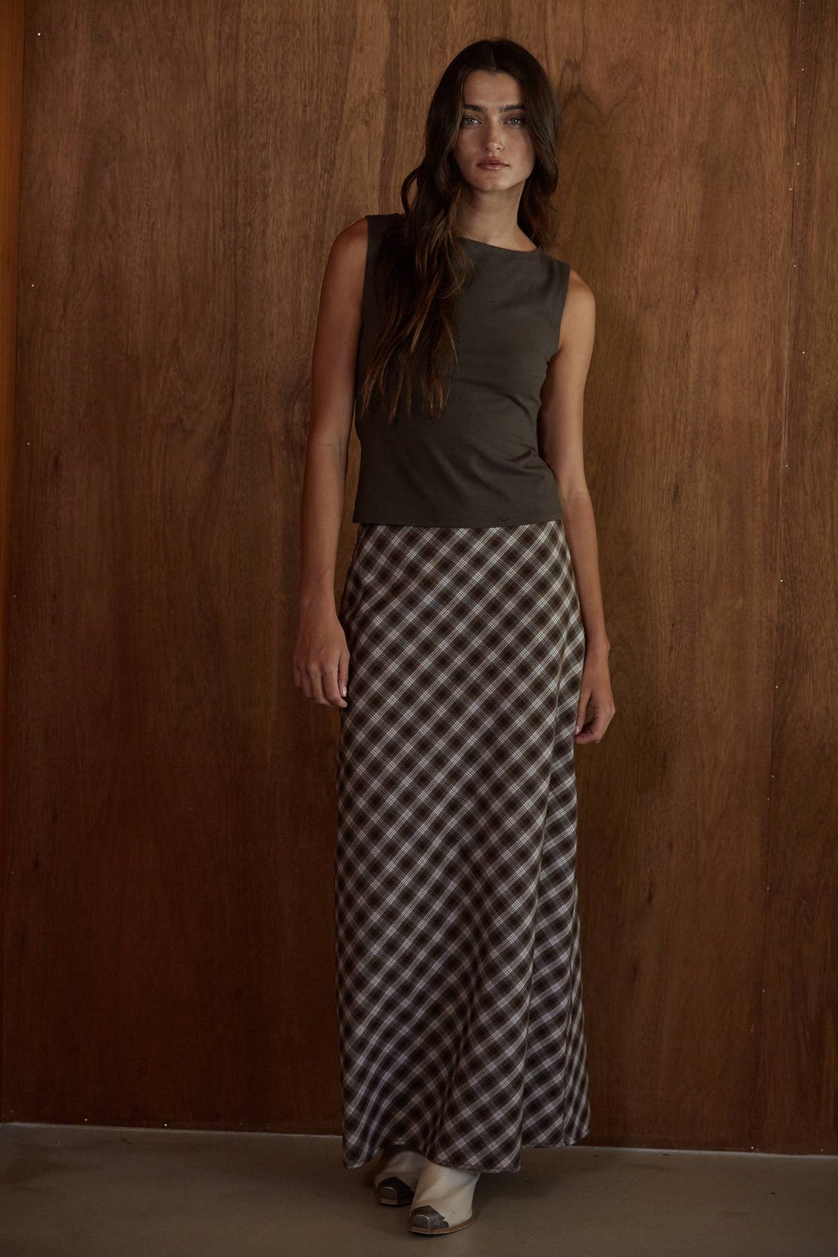 Woven Printed Pencil Skirt