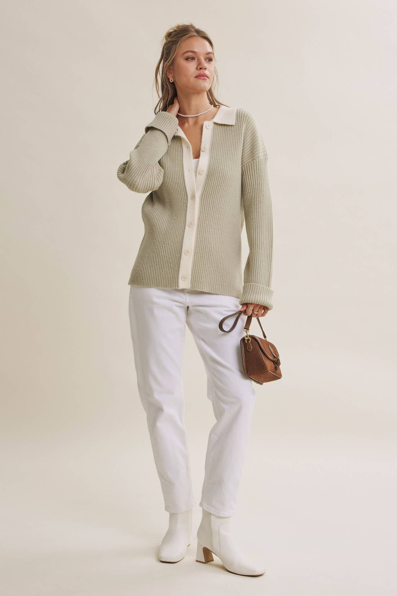 Cozy Cafe Ribbed Cardigan