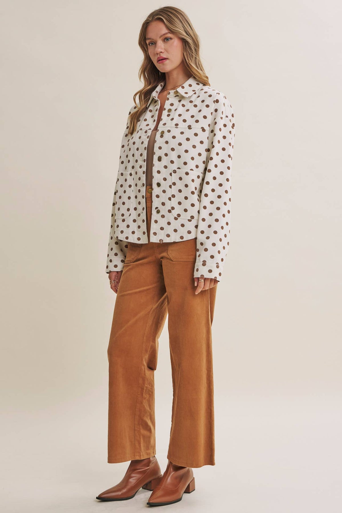 Soft Stretch Corduroy Wide Leg Pants