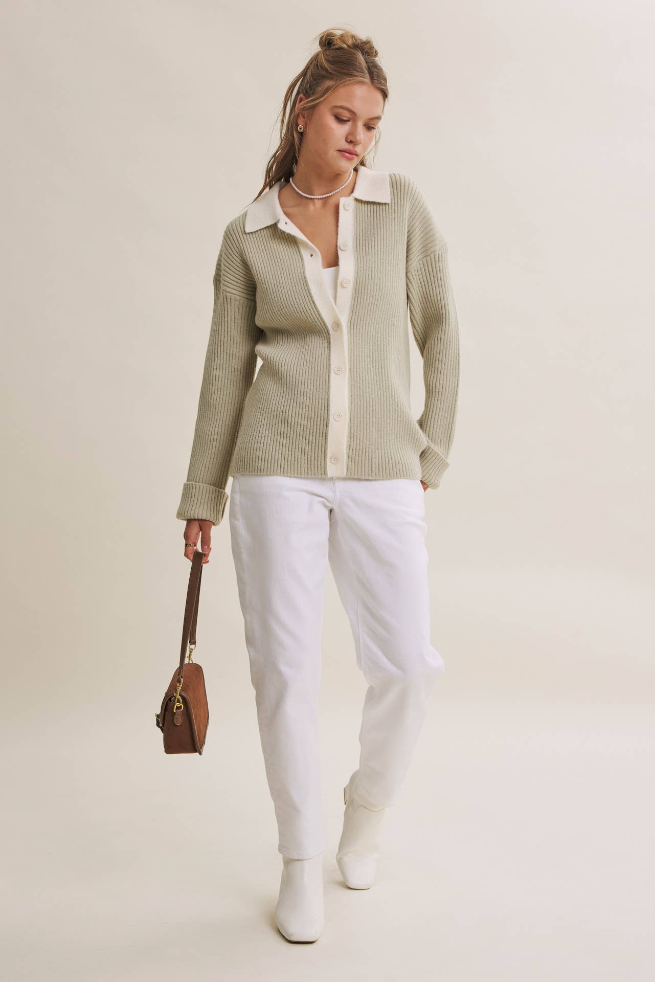 Cozy Cafe Ribbed Cardigan