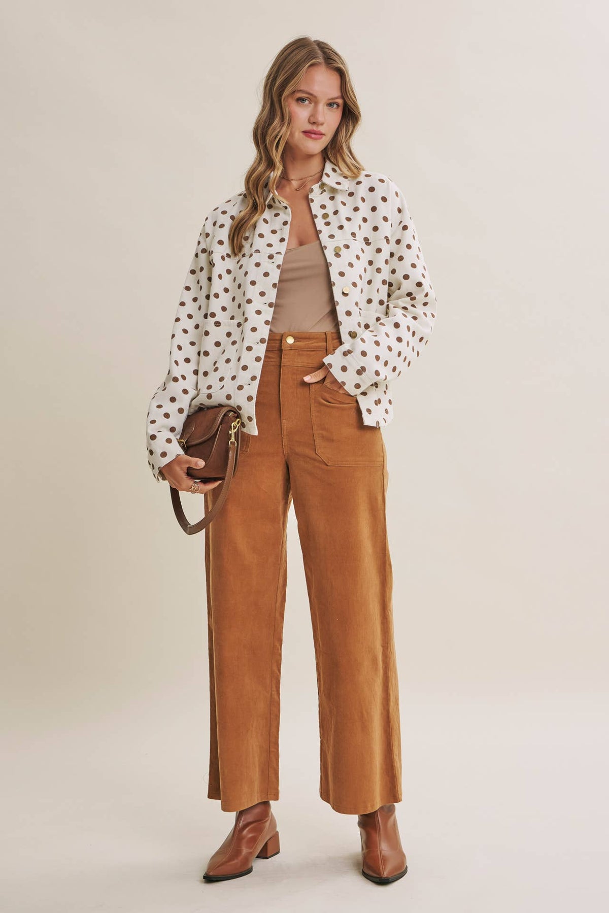 Soft Stretch Corduroy Wide Leg Pants