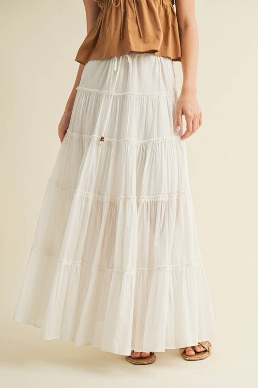 Tiered Maxi Skirt