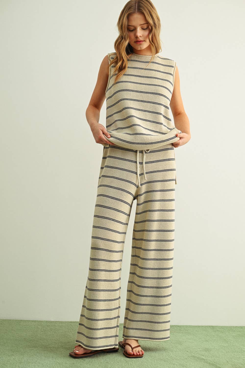 Striped Pattern Pants