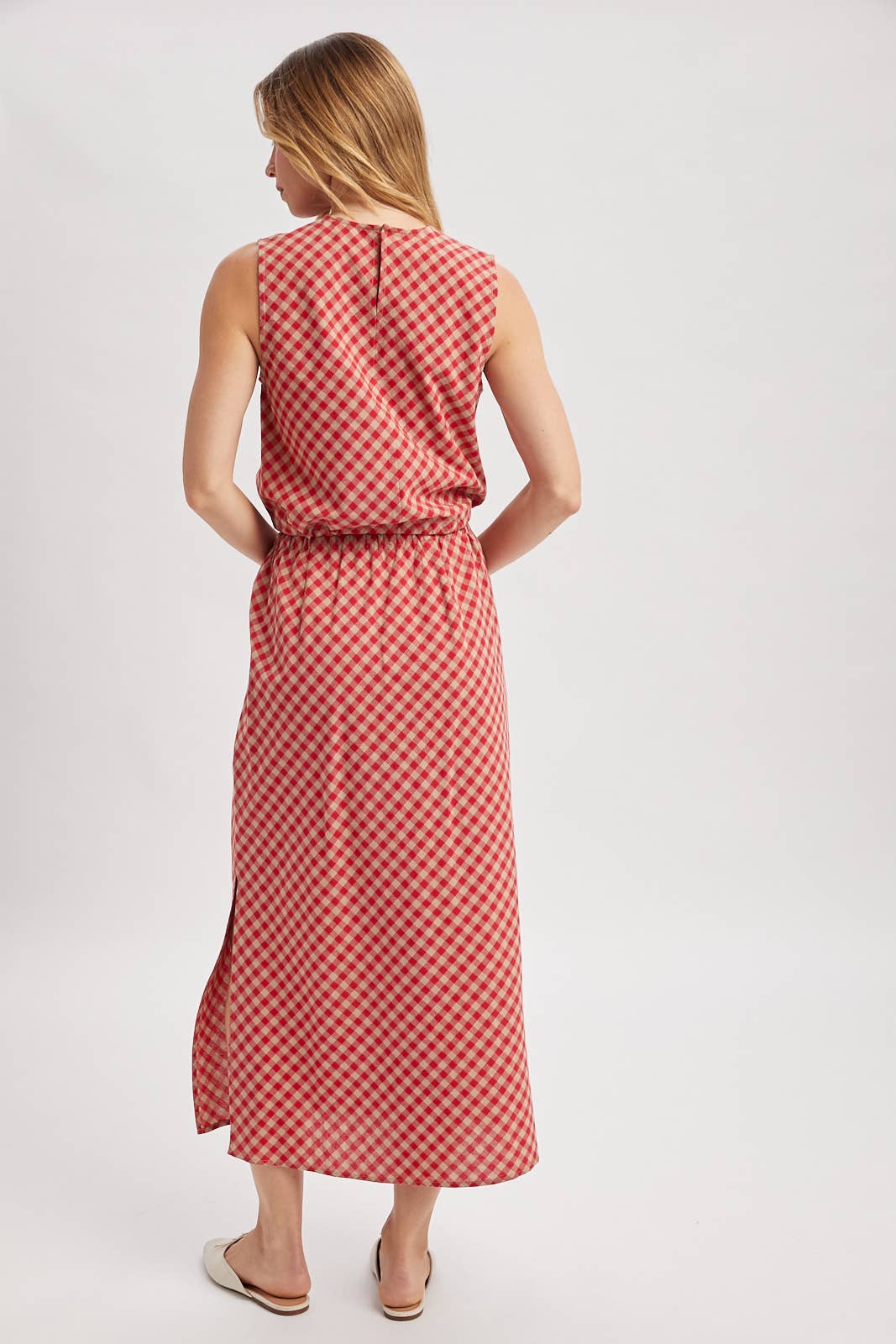 Plaid Bubble Top & Skirt Set