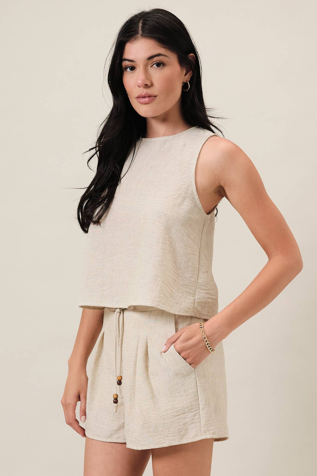 Sleeveless Swing Top