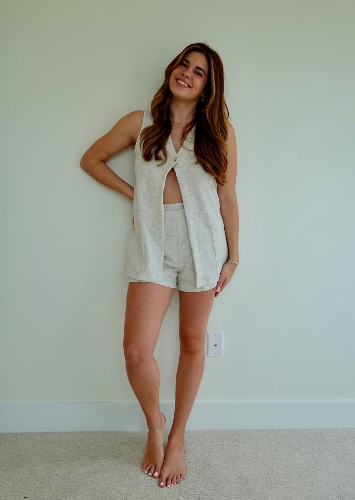 Pleated Detail Shorts