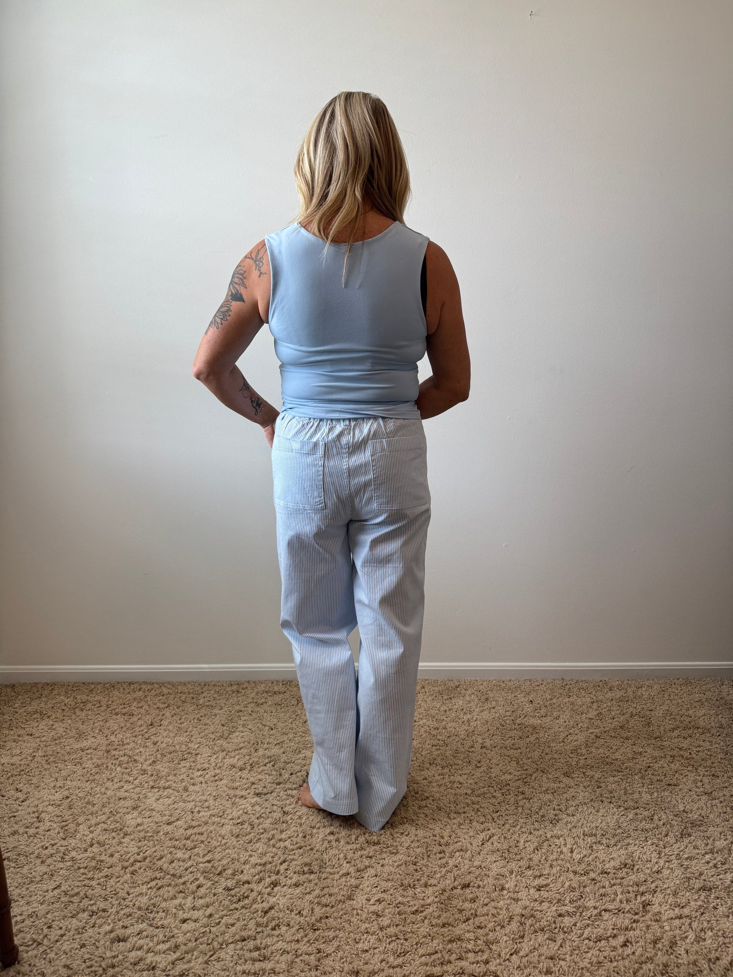 Striped Wide Leg Pant