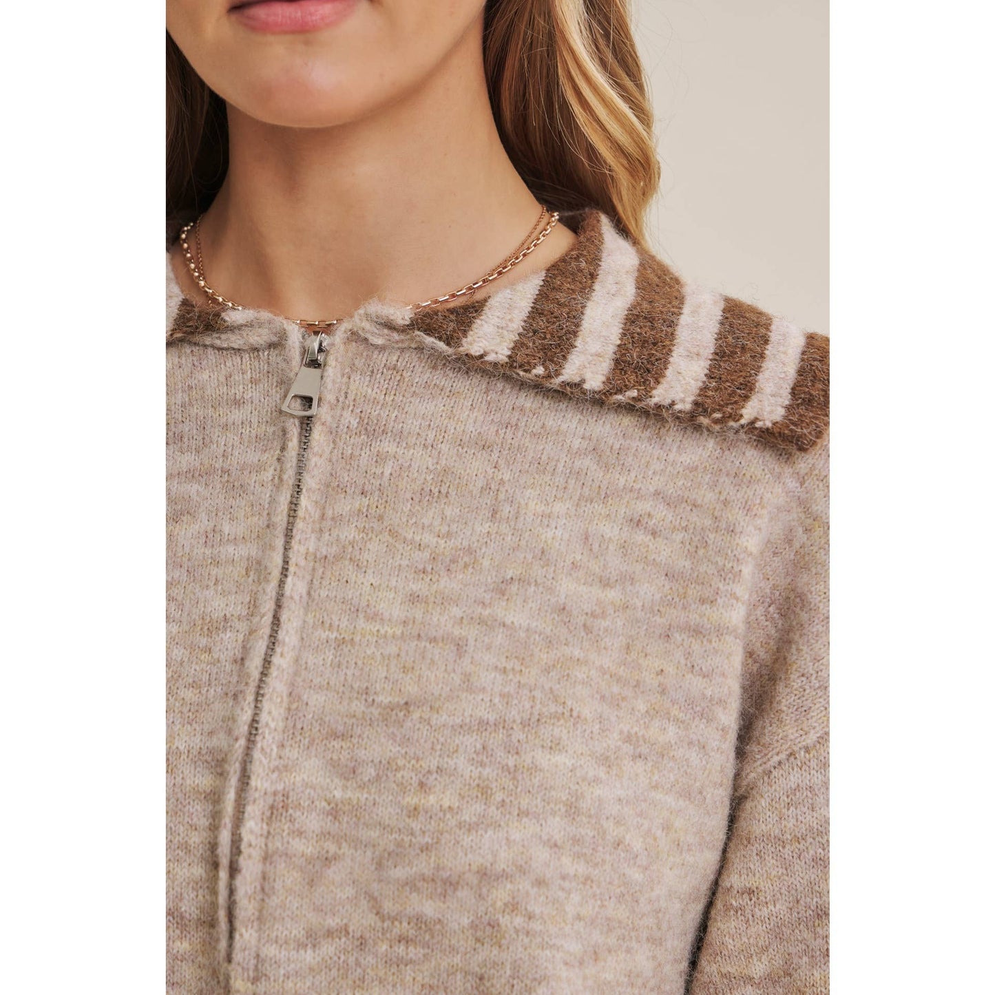 Harbor Morning Sailor Collar Sweater