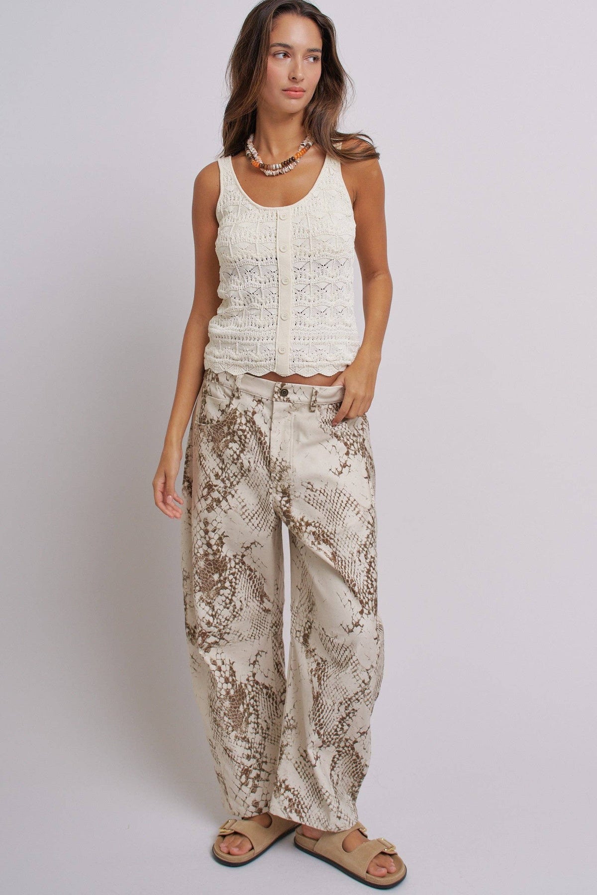 Python Print Wide Leg Pants