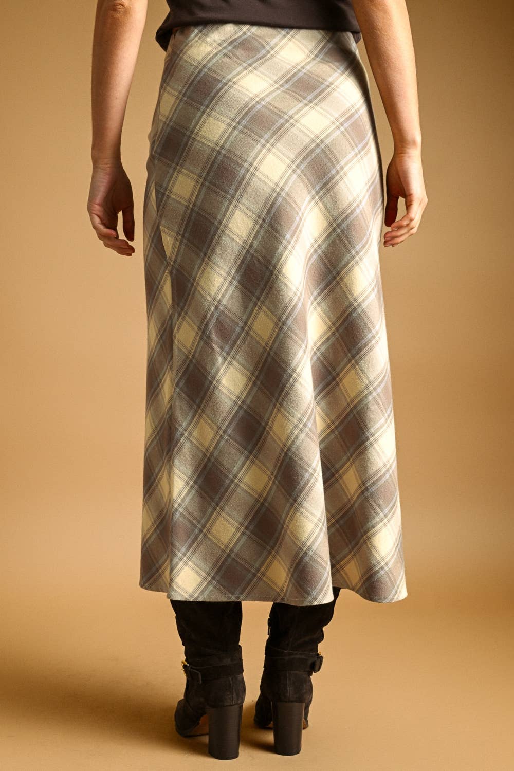 Plaid Maxi Skirt