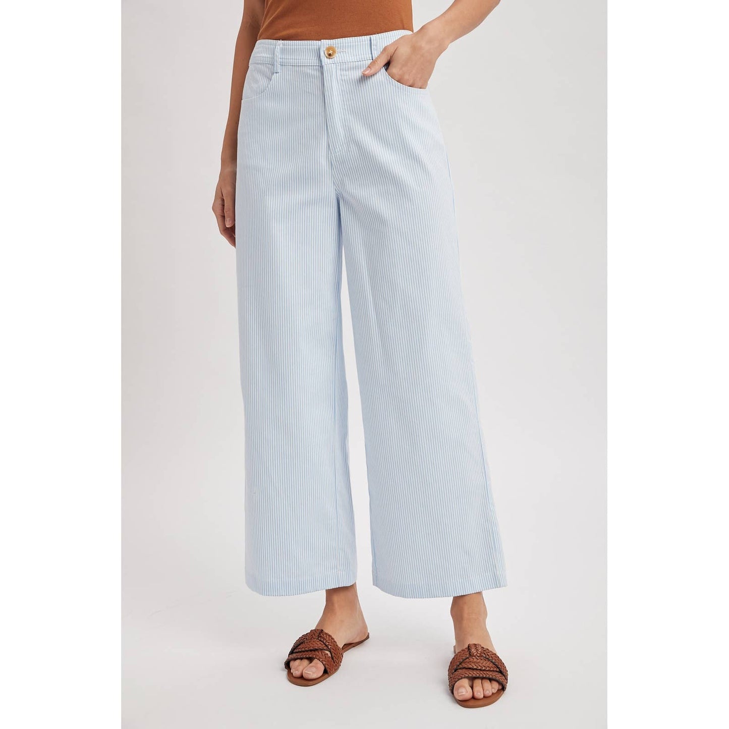 Striped Wide Leg Pant
