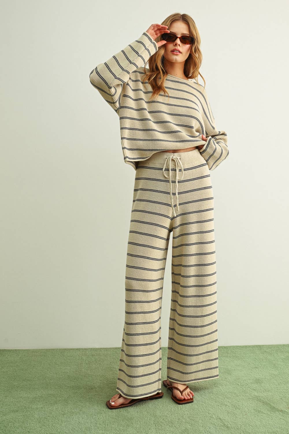 Striped Pattern Pants