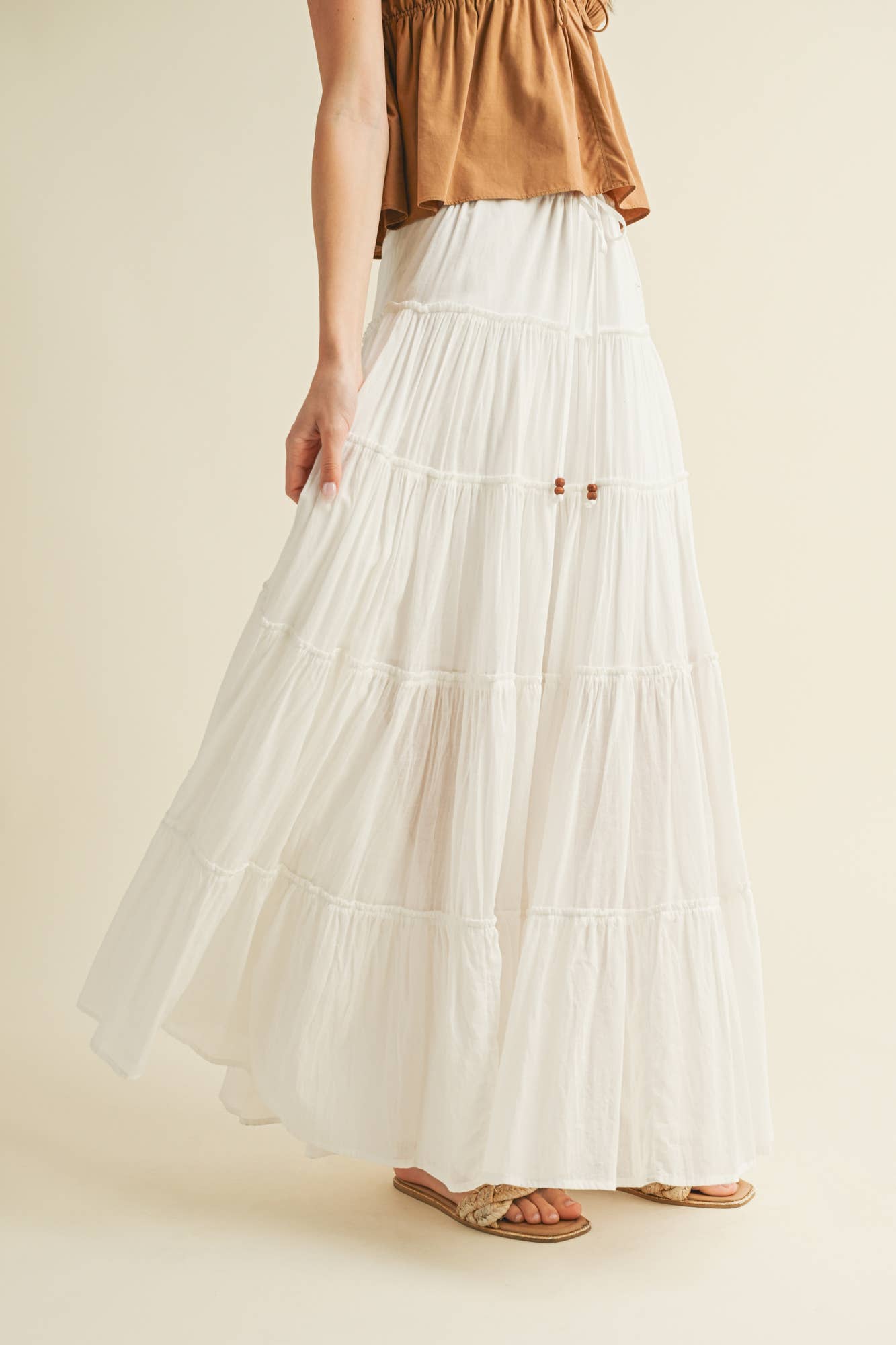 Tiered Maxi Skirt