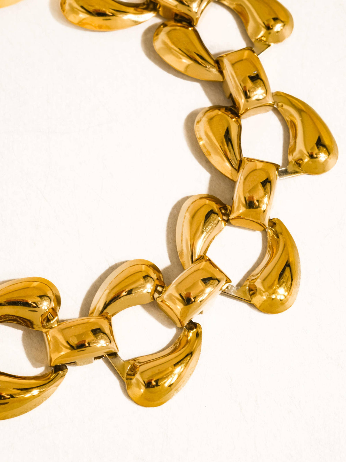 Romilly 18K Gold Non-Tarnish Chunky Link Bracelet