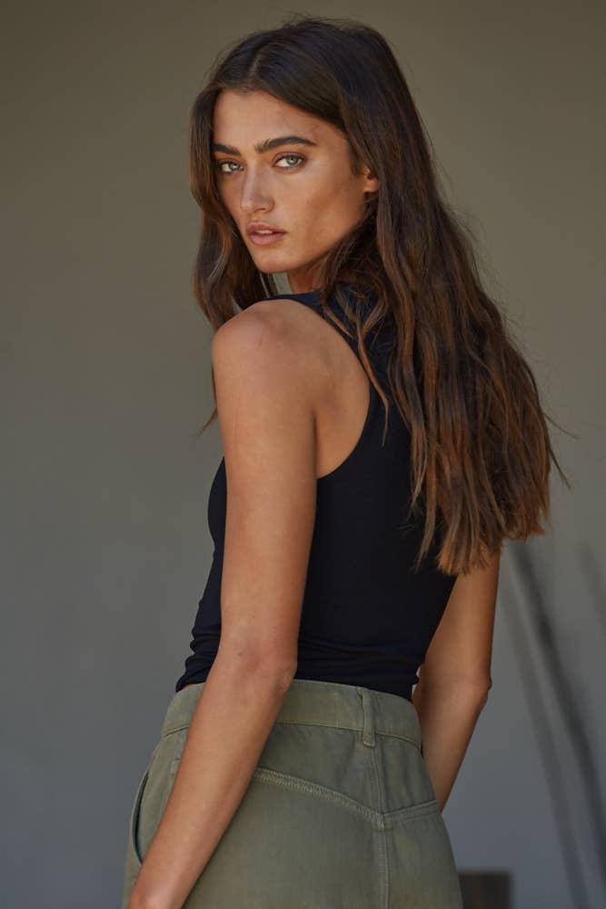 Double Layered Seamless Top- 3 Colors Available